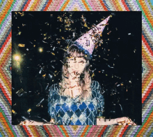 Birthday Girl Glitter Party Hat GIF