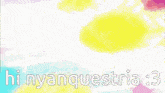 a group of anime girls standing next to each other with the words ni nyanquestria
