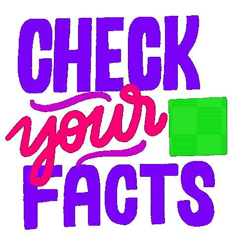 Check Your Facts Get The Vaxx Sticker - Check Your Facts Get The Vaxx Misinformation Stickers