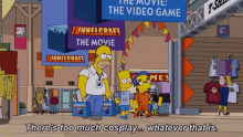 Too Much Cosplay The Simpsons GIF - Too Much Cosplay The Simpsons GIFs