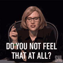 Do You Not Feel That At All Susan Page GIF - Do You Not Feel That At All Susan Page Kate Mckinnon GIFs