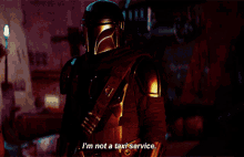 The Mandalorian Im Not A Taxi Service GIF - The Mandalorian Im Not A Taxi Service Taxi Service GIFs