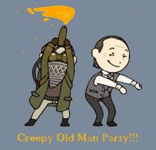 Untildawn Creepy Old Man Party GIF - Untildawn Creepy Old Man Party Lit GIFs