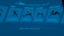 a screenshot of a video game that says powers