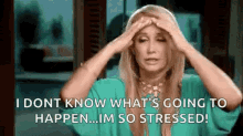 Stressed Real Housewives GIF