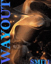 the word wayout is on a black background with a flame