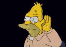 El Abuelo Simpson No Oye Nada GIF - Abuelo Simpson Los Simpsons Los Simpson GIFs