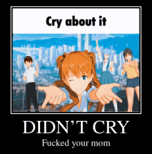Evangelion D4dj GIF - Evangelion D4dj Cry About It GIFs