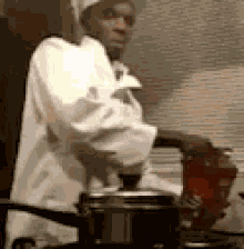 Cooking Scared GIF - Cooking Scared On Fire GIFs