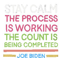 Stay Calm The Process Is Working Sticker