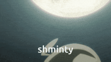 a picture of a rabbit with the word shminty on it