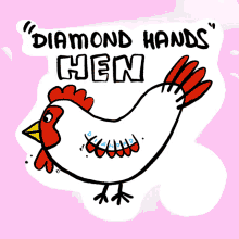 diamond hands hen veefriends stocks hold on diamond