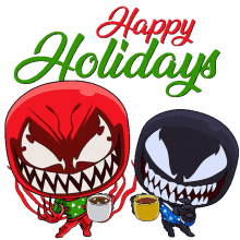 happy holidays venom carnage venom let there be carnage cheers