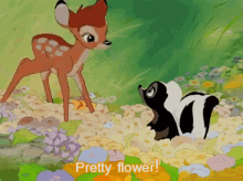 Pretty Flower GIF - Pretty Flower Bambi Cute GIFs
