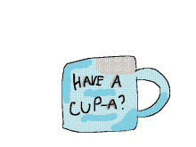 Tea Splash Cute Tea GIF - Tea Splash Cute Tea Have A Cup GIFs