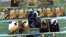 Multiple Attacks Gwent GIF - Multiple Attacks Gwent Gwent The Witcher Card Game GIFs