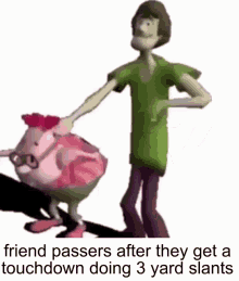 football fusion friend passers touch down dance carl wheezer