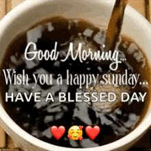 Good Morning Happy Sunday GIF - Good Morning Happy Sunday Coffee GIFs