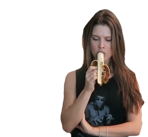 Eating Banana Diet Sticker - Eating Banana Diet Not Good Stickers