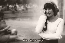 Im Not Okay GIF - Glee GIFs