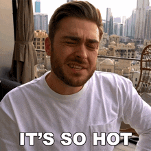 Its So Hot Lewis Jackson GIF - Its So Hot Lewis Jackson The Temperature Is Hot GIFs