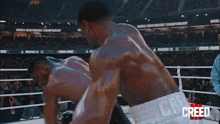 Body Blow Adonis Creed GIF - Body Blow Adonis Creed Damian Anderson GIFs
