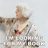 I'M Looking For My Book Gill GIF