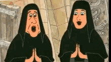 Nuns Shocked GIF - Nuns Shocked Screaming GIFs