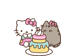 Hello Kitty Birthday Sticker - Hello Kitty Birthday Stickers