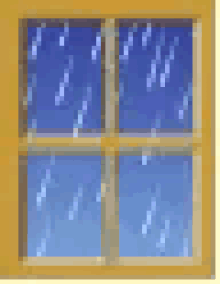 Raining Window GIF