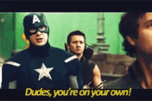 captain america youre on your own hulk