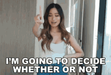 Im Going To Decide Whether Or Not Kim Dao GIF - Im Going To Decide Whether Or Not Kim Dao Gotta Make Decision GIFs