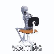 Waiting For Help Waiting GIF - Waiting For Help Waiting Skeleton GIFs