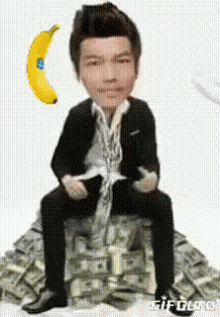 Abe Wee Hai GIF - Abe Wee Hai Banana GIFs