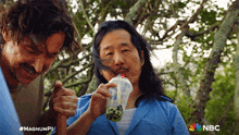 Sipping A Drink Jing Jeong GIF - Sipping A Drink Jing Jeong Magnum Pi GIFs