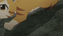 a cat is glowing in the dark and running