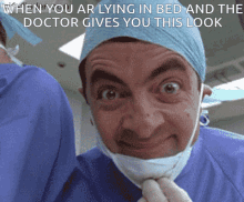 The Doctor Mr Bean GIF
