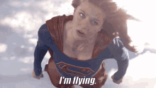 Melissa Benoist Flying GIF - Melissa Benoist Flying Supergirl GIFs