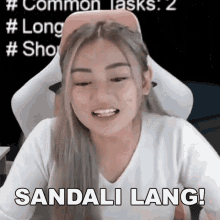 Sandali Lang Lhea Bernardino GIF - Sandali Lang Lhea Bernardino Wait Lang GIFs