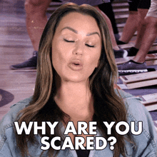 Why Are You Scared Jwoww GIF - Why Are You Scared Jwoww Jenni Farley GIFs