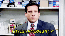 The Office Micheal Scott GIF - The Office Micheal Scott I Declare Banlkruptcy GIFs