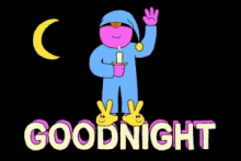 Goodnight Wave GIF - Goodnight Wave Greetings GIFs