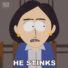 He Stinks Mrs Testaburger GIF - He Stinks Mrs Testaburger South Park GIFs