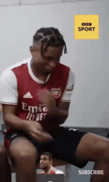 Reiss Nelson Arsenal GIF - Reiss Nelson Arsenal Laughing GIFs