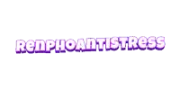 the word renphoantistress is written in purple letters on a white background