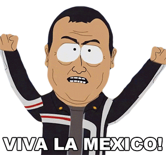Viva La Mexico Carlos Mencia Sticker - Viva La Mexico Carlos Mencia South Park Stickers