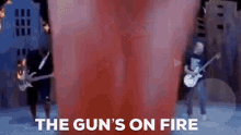 Rollins Henry The Guns On Fire GIF - Rollins Henry The Guns On Fire Playing Guitar GIFs