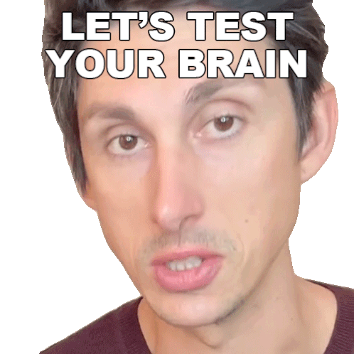 Lets Test Your Brain Maclen Stanley Sticker - Lets Test Your Brain Maclen Stanley The Law Says What Stickers