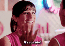 Glee Rachel Berry GIF - Glee Rachel Berry Its So Cute GIFs