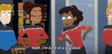 Yeah Im Kind Of A Big Deal Ensign Mariner GIF - Yeah Im Kind Of A Big Deal Ensign Mariner Amina Ramsey GIFs